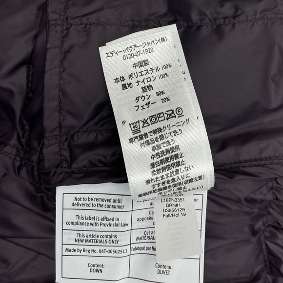 Eddie Bauer Women's 650 EB Down Cirruslite Hooded Purple Winter Puffer Jacket M - Picture 11 of 15